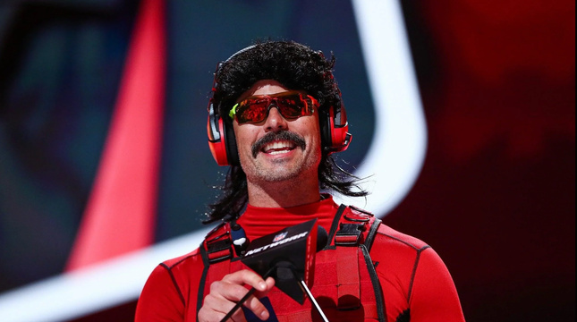 Dr. Disrespect speaks at the 2022 NFL Draft.